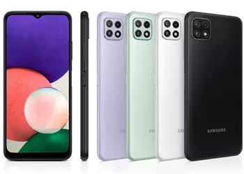 Samsung started updating Galaxy A22 5G to Android 13 operating system