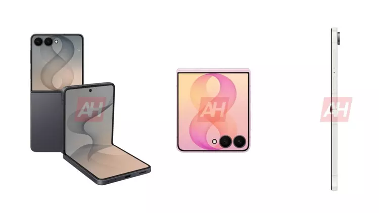 В сеть утекли официальные рендеры Galaxy Z Flip 8 — складной флагман показан в трех цветах и с минимальным изменением дизайна