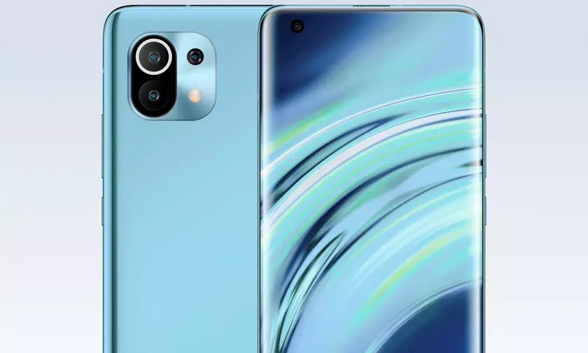 Xiaomi Mi 11 на рендерах: экран-водопад, круглый вырез и тройная основная камера
