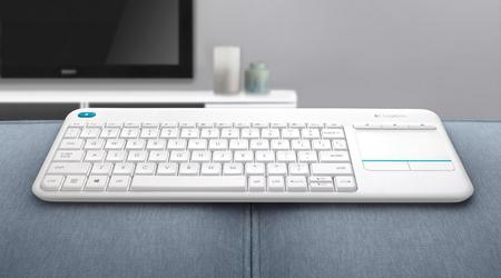 Logitech K400 Plus: wireless keyboard with a touchpad