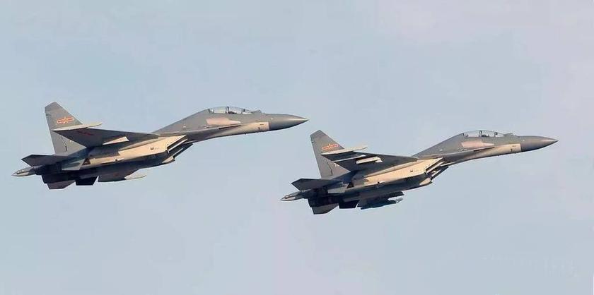 China sent 42 J-10, J-11, J-16, Su-30 fighters and a CH-4 strategic drone to Taiwan's air defense detection zone