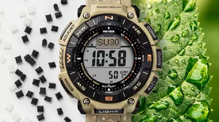 Casio PRO TREK PRG-340SC watch with built-in digital compass, altimeter and thermometer released