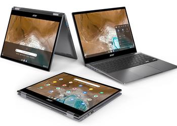Acer представила ноутбук-трансформер Chromebook Spin 713 с 2K-экраном и Chromebook Spin 311 за $259