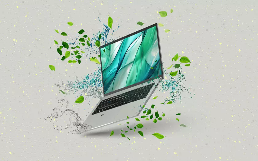 CES 2024: Acer представила Aspire Vero 16 с кнопокой для запуска ИИ-ассистента Copilot и веб-камерой с разрешением QHD