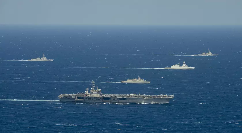 США впервые за 20 лет сосредоточили в Средиземном море две авианосные ударные группы – Gerald R. Ford и Dwight D. Eisenhower после нападения на Израиль прибыли в регион