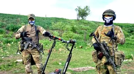 Russian troops again use electric scooters in assaults on Ukrainian positions