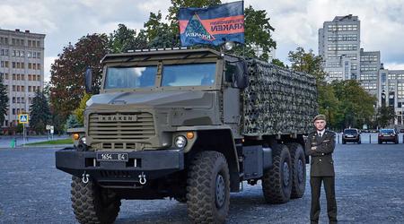 La unidad especial KRAKEN se ha armado con un vehículo blindado ruso Tornado-U capturado en 2022.