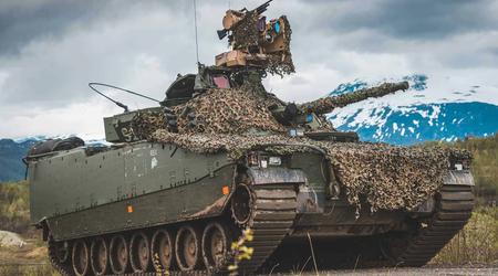 Volodymyr Zelenskyy bekrefter at Ukraina vil produsere svenske CV90 infanterikampvogner.