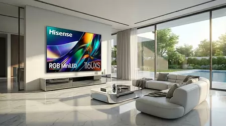 The fourth color changes a lot: Hisense introduced a new line of RGB MiniLED TVs