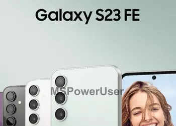 Samsung Galaxy S23 FE revealed in an official image in four colours