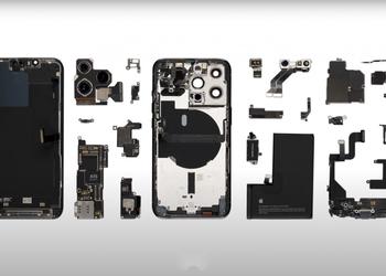 Disassembling iPhone 13 Pro reveals a 3,095mAh battery and Qualcomm X60 5G modem hidden inside the smartphone