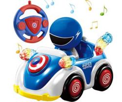 NQD RC Cartoon Race Car with Music and Lights