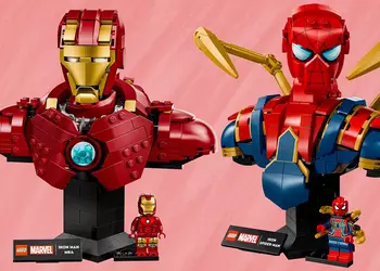 Соберите любимого Супергероя своими руками: LEGO представила первую коллекцию мини-бюстов персонажей вселенной Marvel