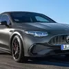 Превью электрического седана Mercedes-AMG CLA 45 - на дороге