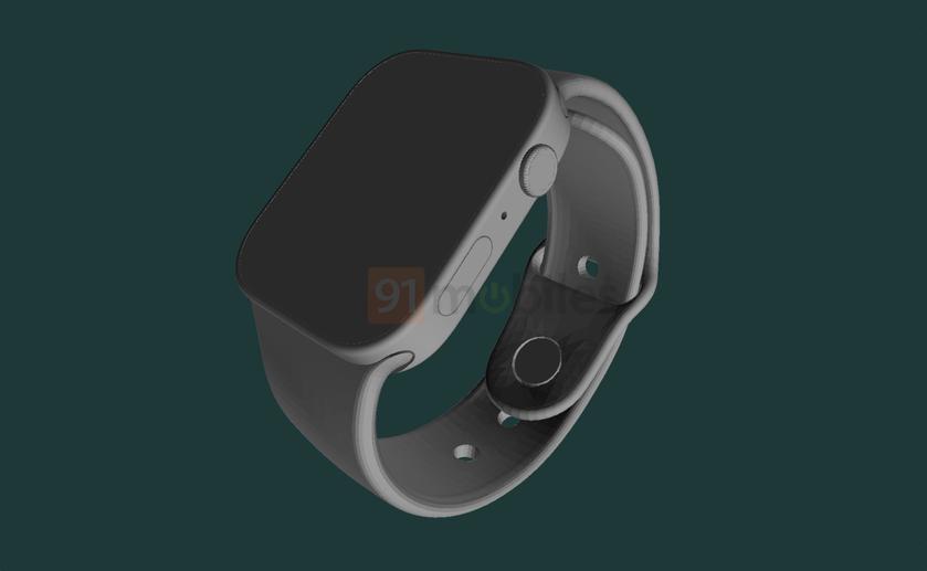 В сети появились CAD-рендеры Apple Watch Series 7: смарт-часы получат дизайн в стиле iPhone 12