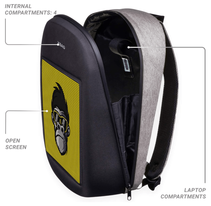 XBAG LED-Display Rucksack