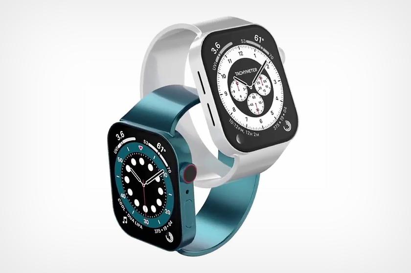 Изображения ремешков Apple Watch Series 7 подтверждают новые размеры смарт-часов — 41 и 45 мм
