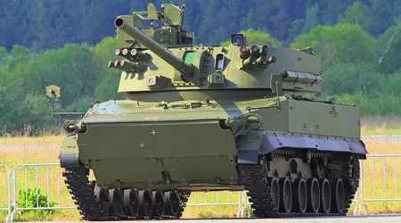 The Russians showed for the first time the use of the very rare 2S31 "Vena" self-propelled artillery and mortar launcher in Ukraine