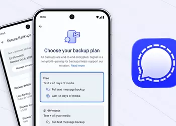 Signal ajoute des sauvegardes sur iOS ...