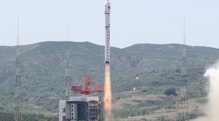 China's Long March 4D rocket sets national record for launching satellites in a single mission