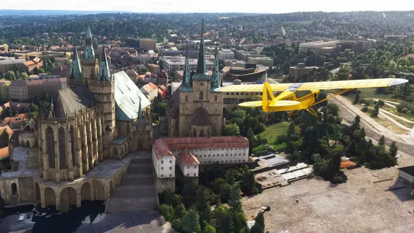 В новом обновлении для Microsoft Flight Simulator появилась Германия, Австрия и Швейцария