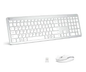 Combinación de teclado y mouse inalámbricos iClever GK08