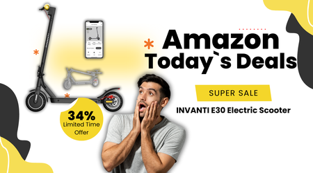 INVANTI E30 Electric Scooter – Save 34% on Urban Commuting!
