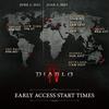 Blizzard ha publicado mapas que muestran claramente la fecha y hora de lanzamiento de Diablo IV en distintas zonas horarias-4