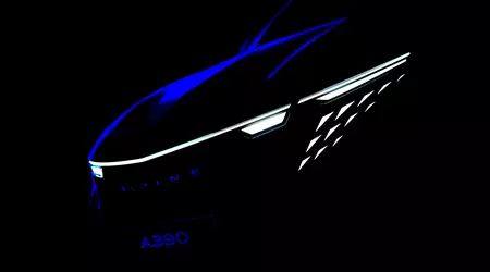 Alpine a publié la première image de l'A390 "sporty fastback".