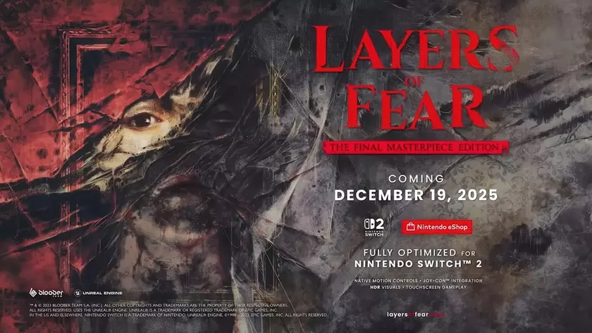 Новый постер Layers of Fear для Nintendo Switch 2: Долгожданное погружение в ужас