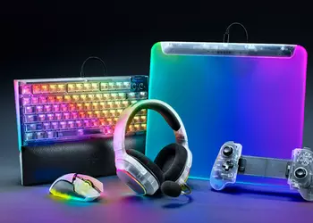 Razer представила Phantom White — стильную линейку полупрозрачной геймерской периферии с ретро-футуристическим дизайном и RGB-подсветкой