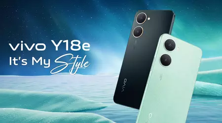 vivo Y18e: дисплей на 90 Гц, чип MediaTek Helio G85, захист IP54 і батарея на 5000 мАг
