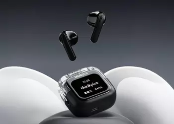 Lenovo выпустила наушники LP70 Pro с цветным сенсорным дисплеем на кейсе