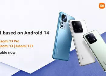 Following the Google Pixel smartphones: the Xiaomi 13, Xiaomi 13 Pro and Xiaomi 12T have started receiving the stable version of Android 14