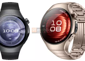 Новые подробности о Huawei Watch 5: Дизайн, цвета и цена от 499 евро