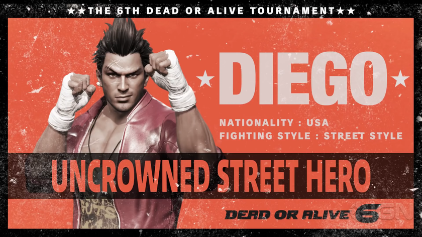 Трейлер Dead or Alive 6 показывает силу уличного бойца Диего в действии