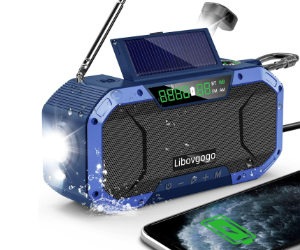 Garinosen Emergency Radio Waterproof Bluetooth Speaker
