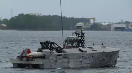 The US Navy has ordered four more MCM USV unmanned boats to search for and clear mines