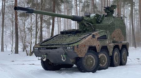 Mehr als erwartet: Die AFU erhält 54 Panzerhaubitzen des Typs RCH 155 auf der Basis des Panzerkampfwagens GTK Boxer und mit Panzertürmen des Typs PzH 2000. 