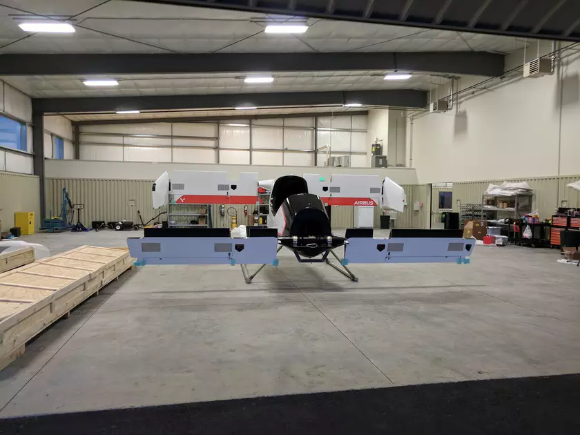 Airbus впервые показал свое беспилотное летающее такси Vahana