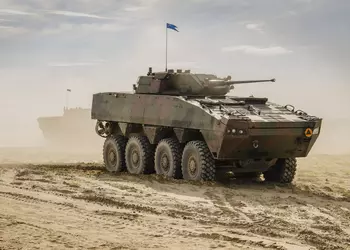 44 механизированная бригада Украины получила на вооружение польские БТР Rosomak и немецкие танки Leopard 1A5