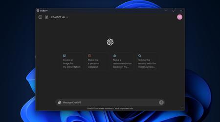 Застосунок ChatGPT для Windows тепер доступний для всіх безкоштовно