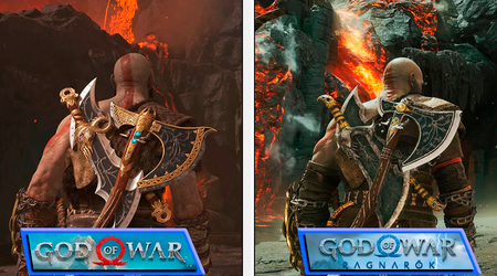 Шалений прогрес: блогер порівняв ПК версію God of War 2018 на ультра налаштуваннях та God of War Ragnarok на PlayStation 5