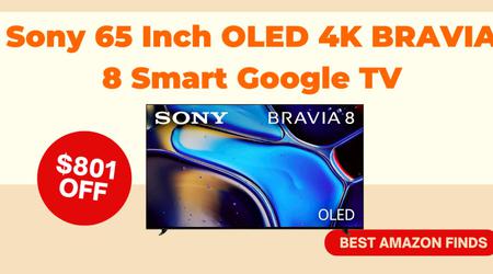 Sony BRAVIA 8 OLED 4K Smart TV - Now $801 Off Limited Time Deal!