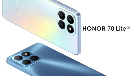 Honor 70 Lite 5G : smartphone économique avec écran LCD 90Hz, puce Snapdragon 480 Plus et appareil photo 50 MP