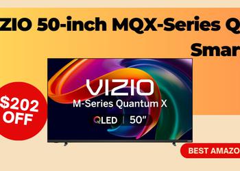 VIZIO 50-inch MQX-Series QLED Smart TV - Available with a $202 OFF!