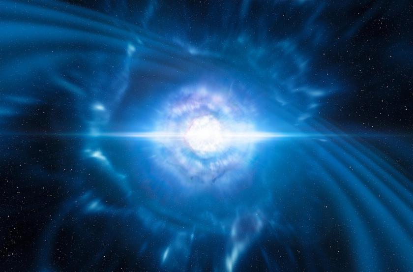 Scientists for the first time in the history of mankind recorded a blitzar - a radio burst during the transformation of a massive neutron star into a black hole