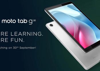 Es ist offiziell: Das preisgünstige Moto Tab G20 mit 8-Zoll-Bildschirm, MediaTek-Chip und Dolby Audio wird am 30. September enthüllt