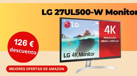 Monitor LG 27UL500-W - ¡descuento limitado de 126 €!