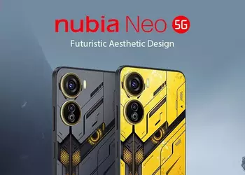 Nubia Neo 5G: игровой смартфон с экраном на 120 Гц, чипом Unisoc T820, батареей на 4500 мАч и ценой $199
